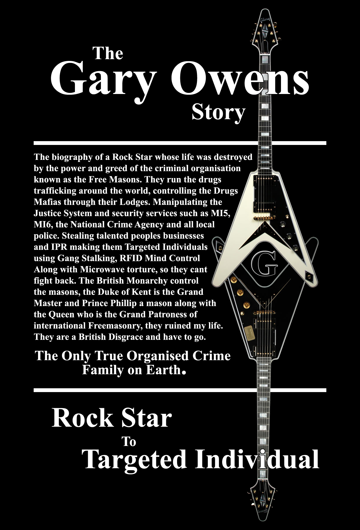 The Gary Owens Story Book Page 1 - Mason Gang Stalking, Targeted Individual, Freemason Gangstalking, Voice To skull, V2K