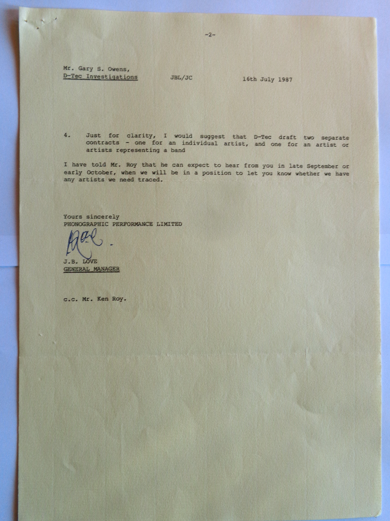 12 UK - The Gary Owens Story