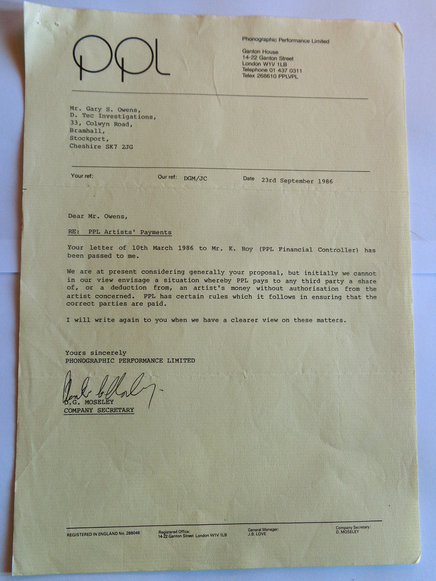 2 UK - The Gary Owens Story